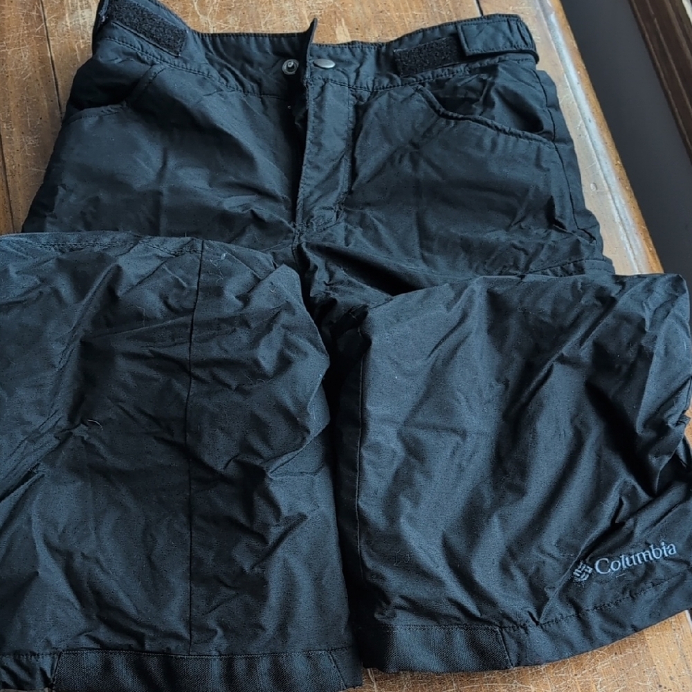 Columbia Kids Black Cargo Snow Pant